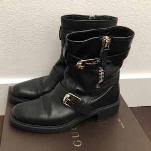 Gucci moto boots